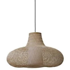 Woondecoratie Winkel 33 Ay Illuminate Hanglamp May Naturel Bamboe ø70cm