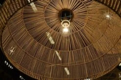 Woondecoratie Winkel -Woondecoratie Winkel ay illuminate hanglamp nama 1 zwart rotan o72cm 1