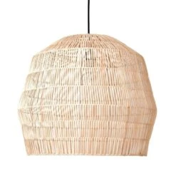 Woondecoratie Winkel 37 Ay Illuminate Hanglamp Nama 2 Natural Rotan ø58cm