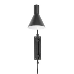 Bloomingville Edil Wandlamp - Zwart -Woondecoratie Winkel bloomingville edil wandlamp zwart 2