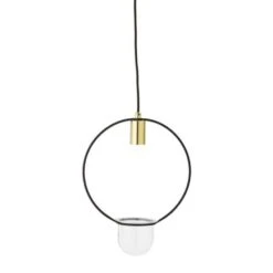 Bloomingville Hanglamp Gold Finish Glas -Woondecoratie Winkel bloomingville hanglamp gold finish glas 2