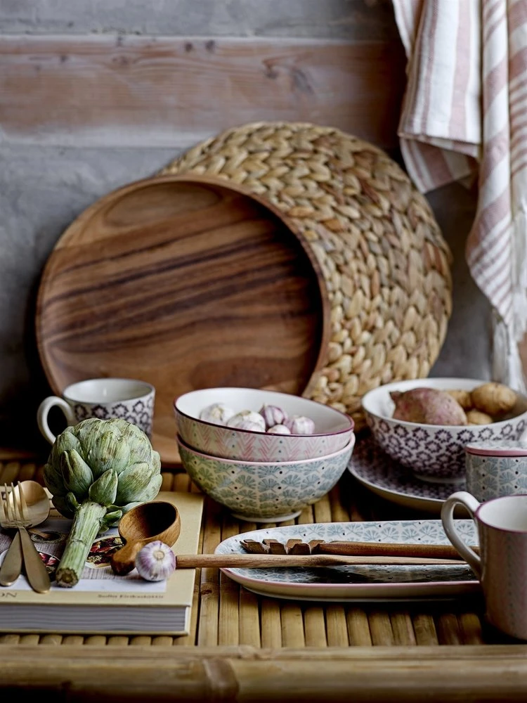 Bloomingville Placemats Water Hyacinth Naturel - Set Van 6 Stuks 4 Bloomingville Placemats Water Hyacinth Naturel - Set Van 6 Stuks - Afbeelding 2