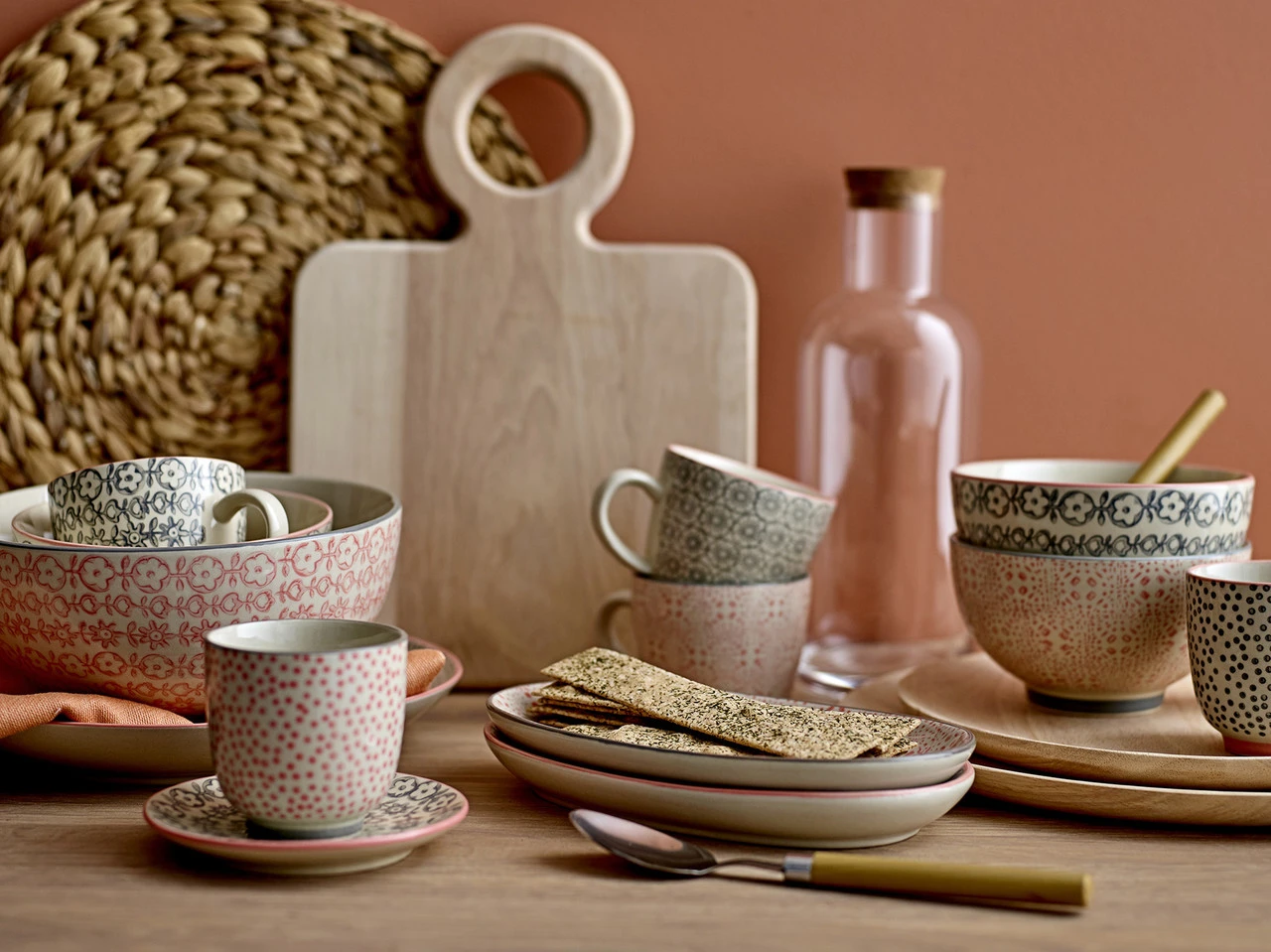 Bloomingville Placemats Water Hyacinth Naturel - Set Van 6 Stuks 11 Bloomingville Placemats Water Hyacinth Naturel - Set Van 6 Stuks - Afbeelding 9