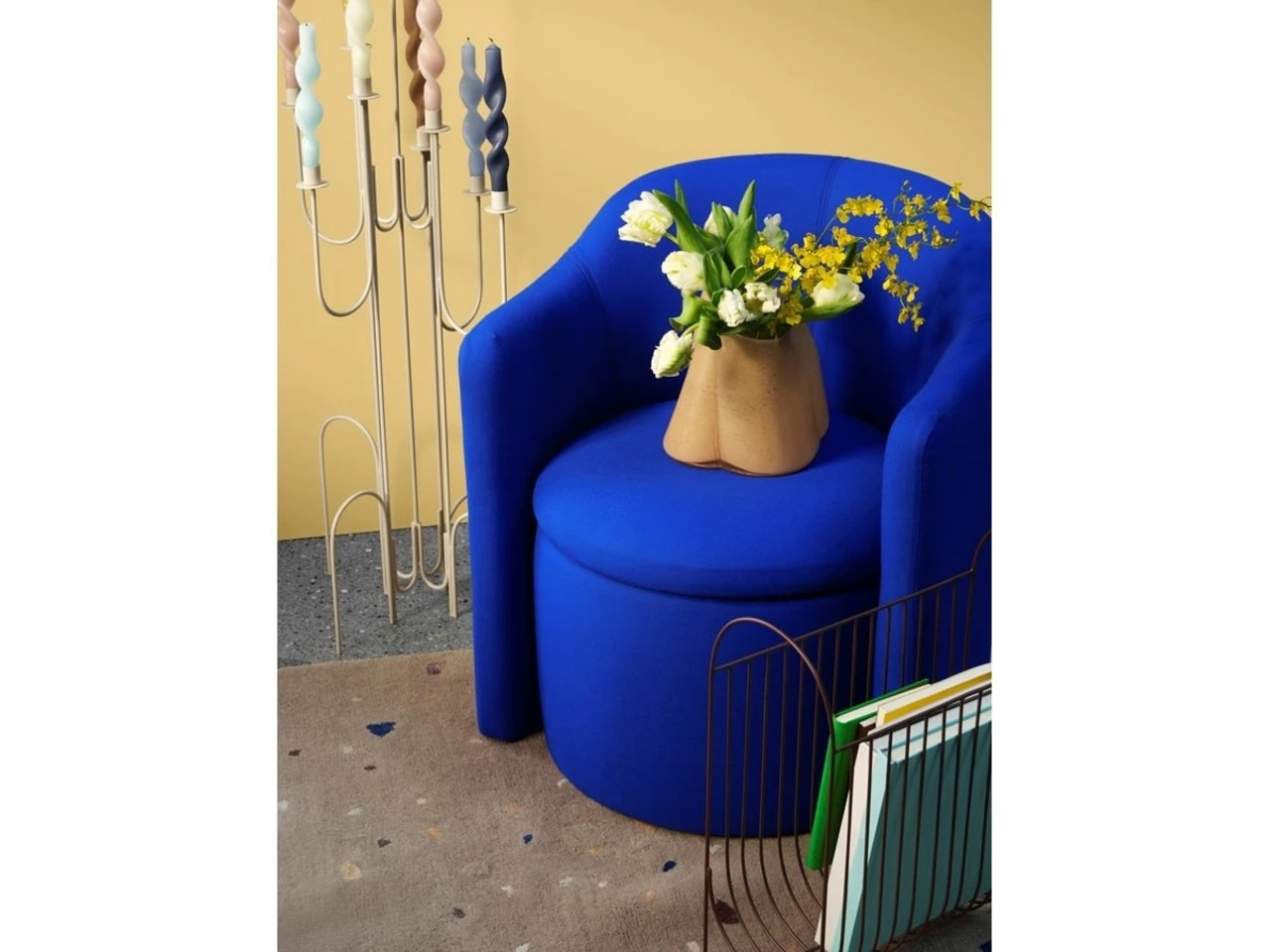 Broste Copenhagen Billie Vaas Goudgeel - 14485054 5 Broste Copenhagen Billie Vaas Goudgeel - 14485054 - Afbeelding 3