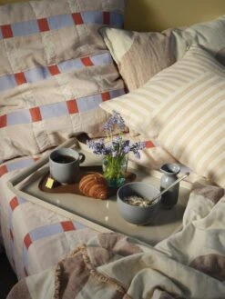 Broste Copenhagen Tide Plaid Caramel - 50030258 -Woondecoratie Winkel broste copenhagen tide plaid caramel 50030258 2