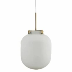 House Doctor Ball Hanglamp Wit Glas