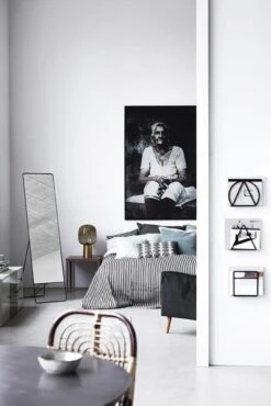 House Doctor Chic Spiegel Zwart -Woondecoratie Winkel house doctor chic spiegel zwart 2