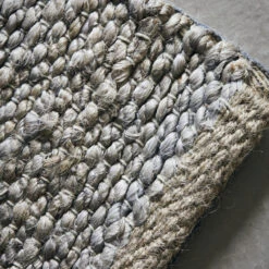 House Doctor Hempi Vloerkleed - Lichtgrijs 90x300cm -Woondecoratie Winkel house doctor hempi vloerkleed lichtgrijs 90x300cm 2