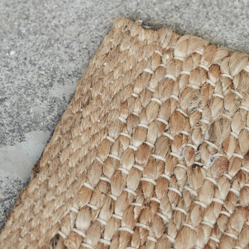 House Doctor Hempi Vloerkleed - Naturel 250x250cm 6 House Doctor Hempi Vloerkleed - Naturel 250x250cm - Afbeelding 4