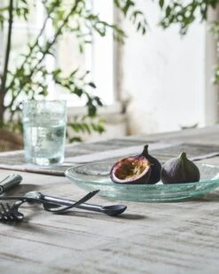 House Doctor Rain Borden Groen/blauw Ø21cm Set Van 6 Stuks - 262680002 -Woondecoratie Winkel house doctor rain borden groen blauw 21cm set van 4