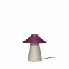 Hubsch Chipper Tafellamp Zand/burgundy - 961615 -Woondecoratie Winkel hubsch chipper tafellamp zand burgundy 961615