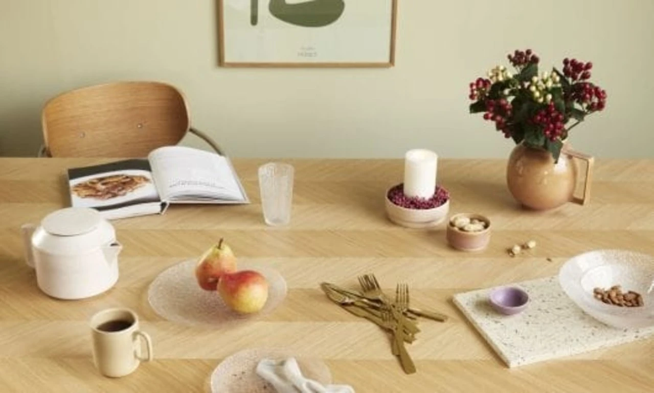 Hubsch Glazen Borden ø20cm - Set Van 12 Stuks 7 Hubsch Glazen Borden ø20cm - Set Van 12 Stuks - Afbeelding 5