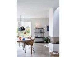 Hubsch Hanglamp Zwart Metaal Messing -Woondecoratie Winkel hubsch hanglamp zwart metaal messing 1