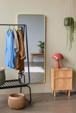 Hubsch Mush Tafellamp Mini Maroon - 991681 -Woondecoratie Winkel hubsch mush tafellamp mini maroon 991681 3