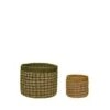 Hubsch Pine Manden Set Van 2 Stuks -821503 -Woondecoratie Winkel hubsch pine manden set van 2 stuks 821503