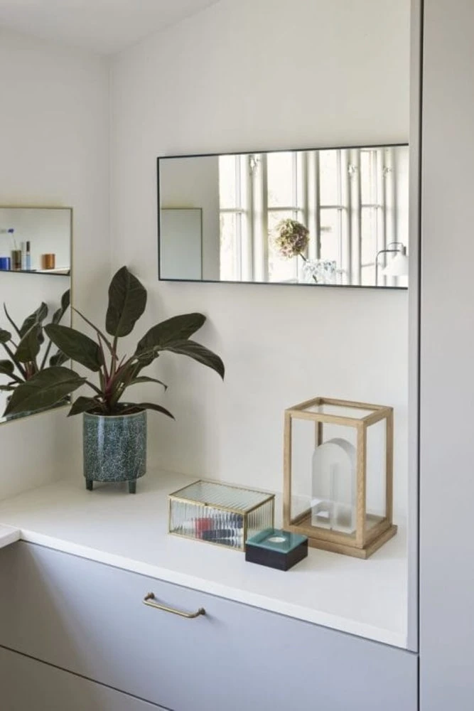 Hubsch Shine Spiegel Large Petrol - 021506 6 Hubsch Shine Spiegel Large Petrol - 021506 - Afbeelding 4