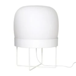 Hubsch Vloerlamp Glas - Wit