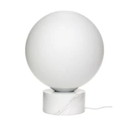 Hubsch Vloerlamp Marmer Glas