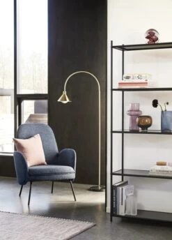 Hubsch Vloerlamp Metaal/marmer - Messing -Woondecoratie Winkel hubsch vloerlamp metaal marmer messing 2