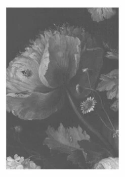 KEK Amsterdam Black & White Flowers Behang