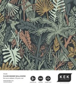 KEK Amsterdam Botanisch Behang 100x280cm - FR-025 -Woondecoratie Winkel kek amsterdam botanisch behang 100x280cm fr 025 4