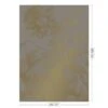 KEK Amsterdam Engraved Flowers Goud Behang MW-016 - 200x280cm -Woondecoratie Winkel kek amsterdam engraved flowers goud behang mw 016