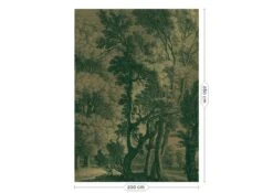 KEK Amsterdam Engraved Landscapes Goud Behang MW-031 - 200x280cm
