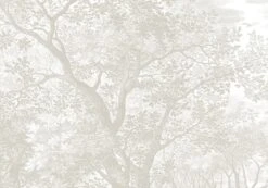 KEK Amsterdam Engraved Landschappen Behang Grijs WP-776- 400x280cm