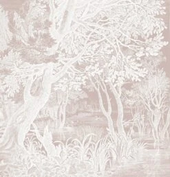 KEK Amsterdam Engraved Landschappen Behang Nude WP-765 300x280cm