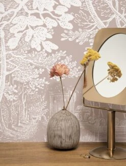 KEK Amsterdam Engraved Landschappen Behang Nude WP-765 300x280cm -Woondecoratie Winkel kek amsterdam engraved landschappen behang nude wp 3