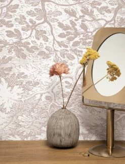 KEK Amsterdam Engraved Landschappen Behang Nude WP-771 200x280cm -Woondecoratie Winkel kek amsterdam engraved landschappen behang nude wp 9