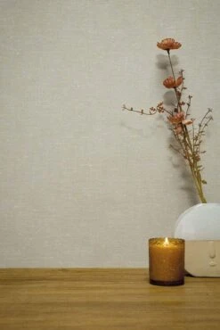 KEK Amsterdam Naturel Chique Behang Linnen Look - Chicago