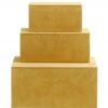 Nordal Box Opbergdozen Set Van 3 Stuks - Geel