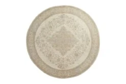 Nordal Pearl Geweven Vloerkleed - Zand/beige Ø240cm