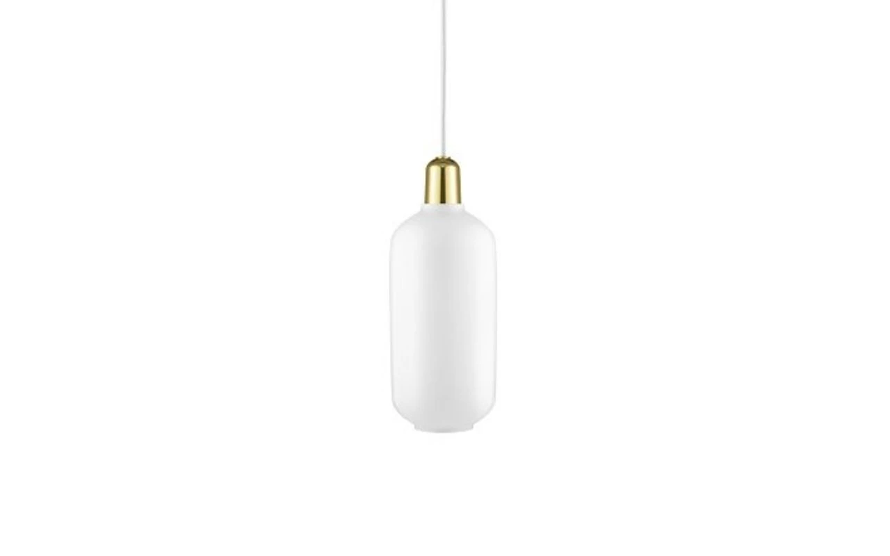 Normann Copenhagen AMP Large Hanglamp Wit Messing 3 Normann Copenhagen AMP Large Hanglamp Wit Messing