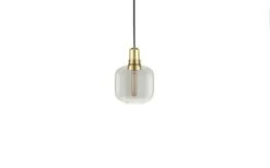 Normann Copenhagen AMP Small Hanglamp Grijs Messing