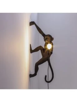 Seletti Monkey Lamp Hanging Right - Zwart -Woondecoratie Winkel seletti monkey lamp hanging right zwart 5