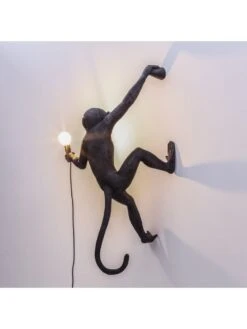 Seletti Monkey Lamp Hanging Right - Zwart -Woondecoratie Winkel seletti monkey lamp hanging right zwart 7
