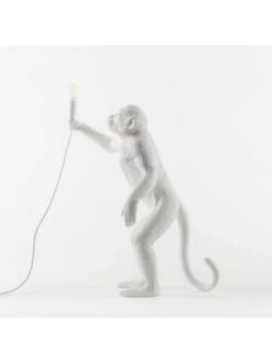 Seletti Monkey Lamp Standing - Wit 15 Seletti Monkey Lamp Standing - Wit -Woondecoratie Winkel seletti monkey lamp standing wit 3