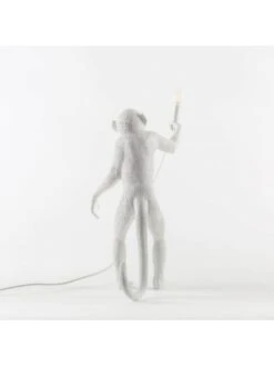 Seletti Monkey Lamp Standing - Wit 18 Seletti Monkey Lamp Standing - Wit -Woondecoratie Winkel seletti monkey lamp standing wit 6
